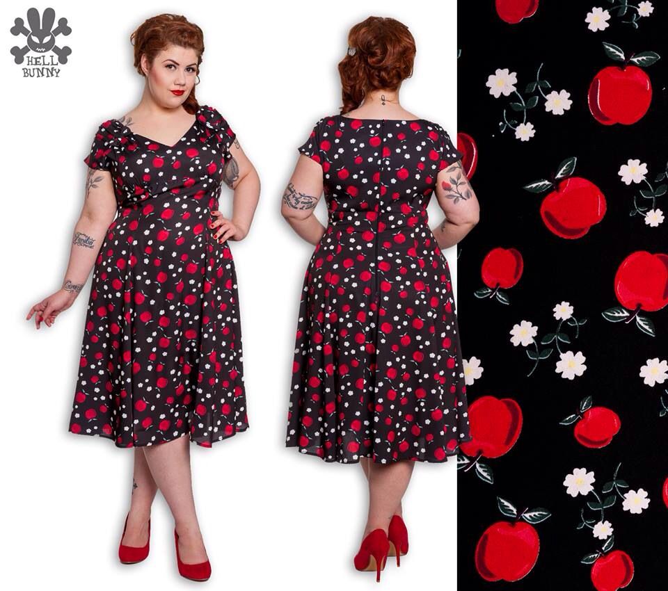Hell Bunny Sheila Apple Dress – Galaxy Kustoms