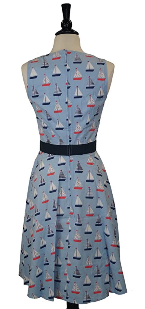 Retrolicious Sail Away Dress Galaxy Kustoms